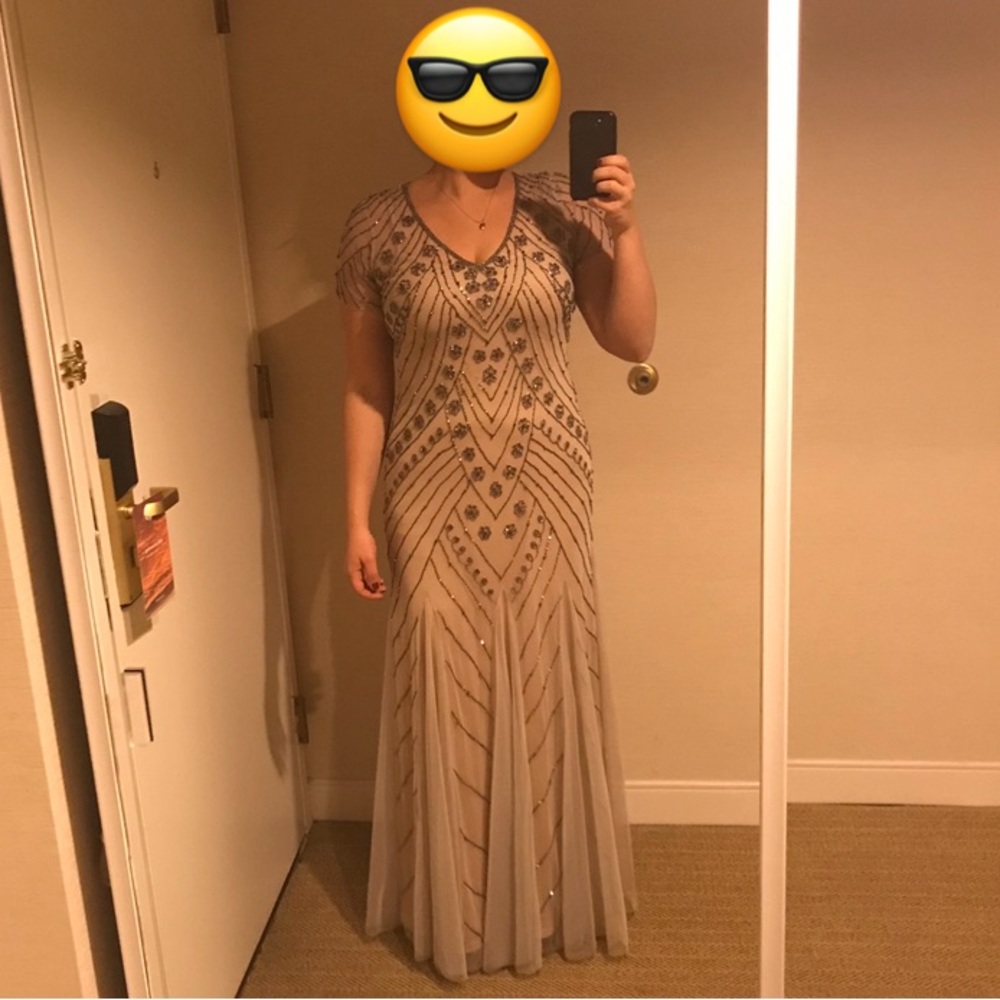 Adrianna Papell Beaded Dress